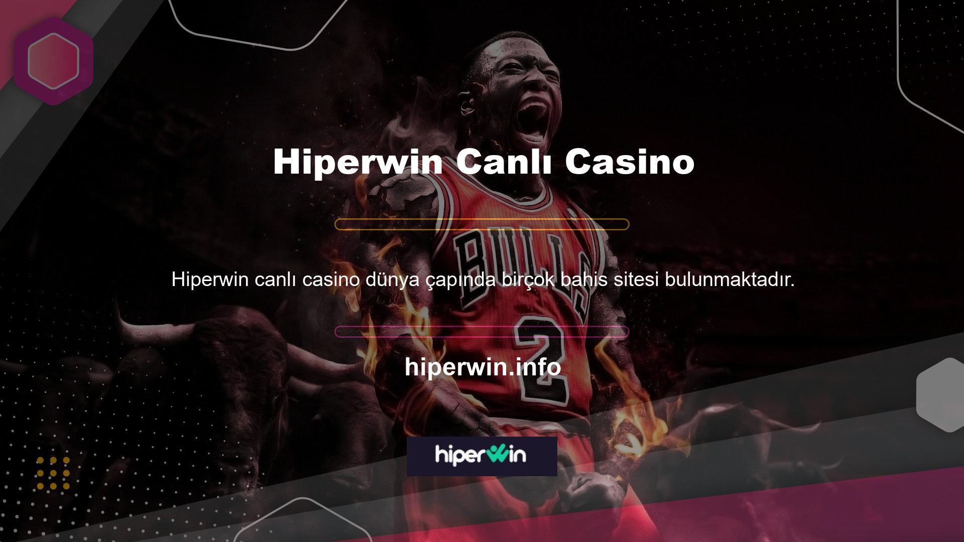 Hiperwin canlı casino indirim sitesi genellikle yüksek oranlarıyla adından söz ettirmektedir